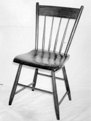 First chair made in Sheboygan, WI